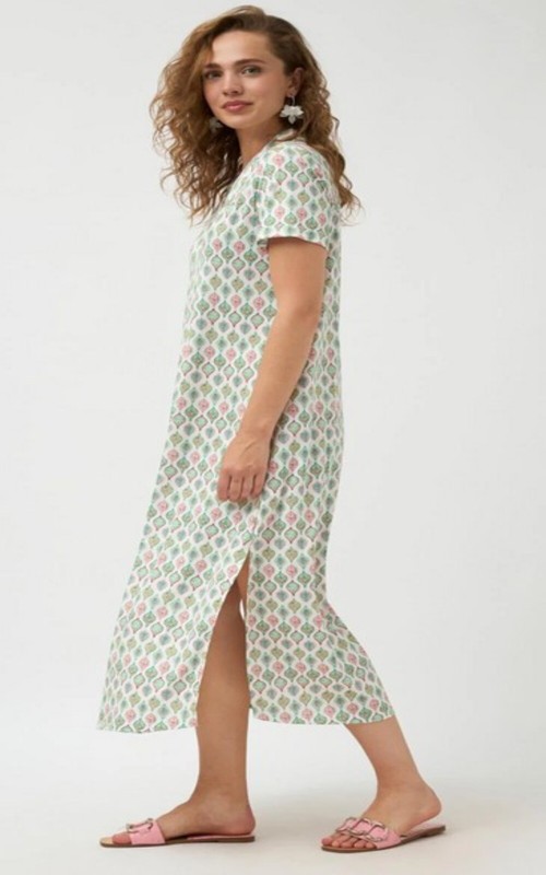VESTIDO MIDI ESTAMPADO AMPLIO TINT CASUAL