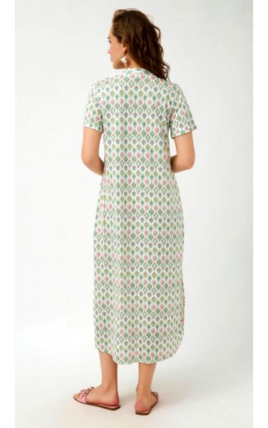 VESTIDO MIDI ESTAMPADO AMPLIO TINT CASUAL