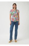 BLUSA ESTAMPADO ETNICO TINT CASUAL 