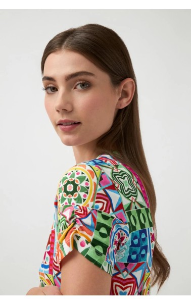 BLUSA ESTAMPADO ETNICO TINT CASUAL 