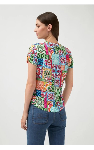 BLUSA ESTAMPADO ETNICO TINT CASUAL 
