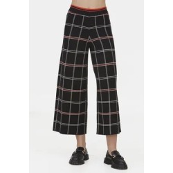 PANTALON MUJER DE PUNTO WNT ESTAMPADO CUADROS 