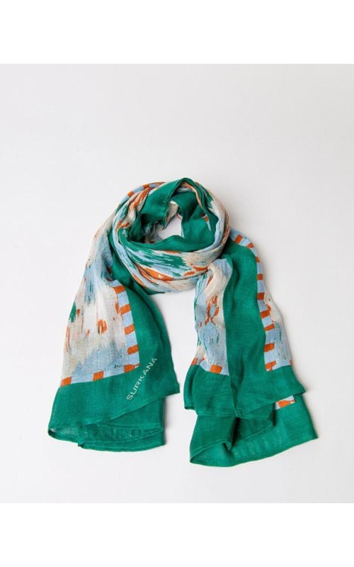 FOULARD ESTAMPADO AZUL SURK 