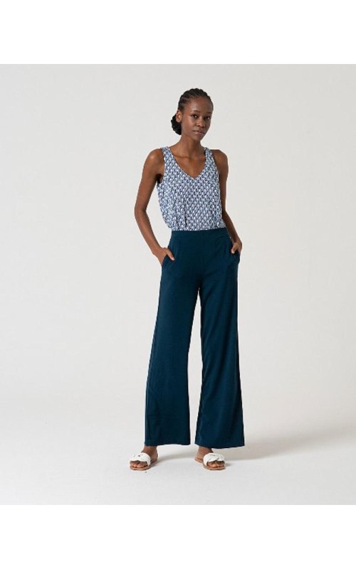 PANTALON MUJER RECTO LISO WIDE LEG SURK 