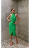 VESTIDO INVITADA LISO GASA LAMU 