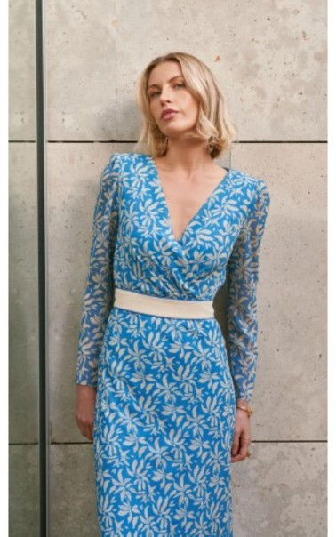 VESTIDO INVITADA MIDI ESTAMPADO LAMU 
