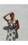 BLUSA CREPE INVITADA VOLANTE VARE 