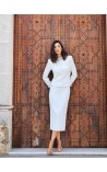 FALDA INVITADA MIDI VARE TWEED 