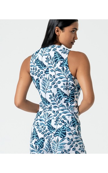 CHALECO MUJER ESTAMPADO LINO SURK 