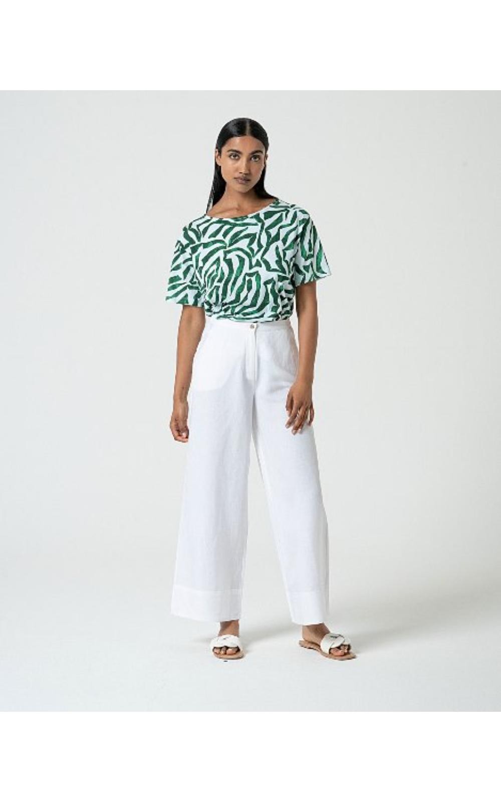 PANTALON MUJER RECTO LINO SURK 