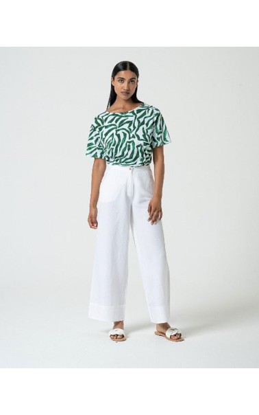 PANTALON MUJER RECTO LINO SURK 