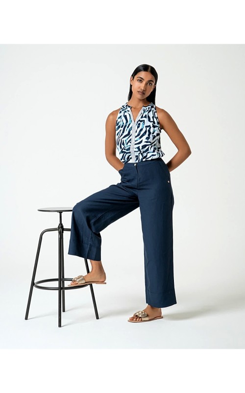 PANTALON MUJER LINO LISO SURK 